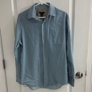 Van Husen Men's Button Down Shirt 15-15 1/2 Long Sleeve